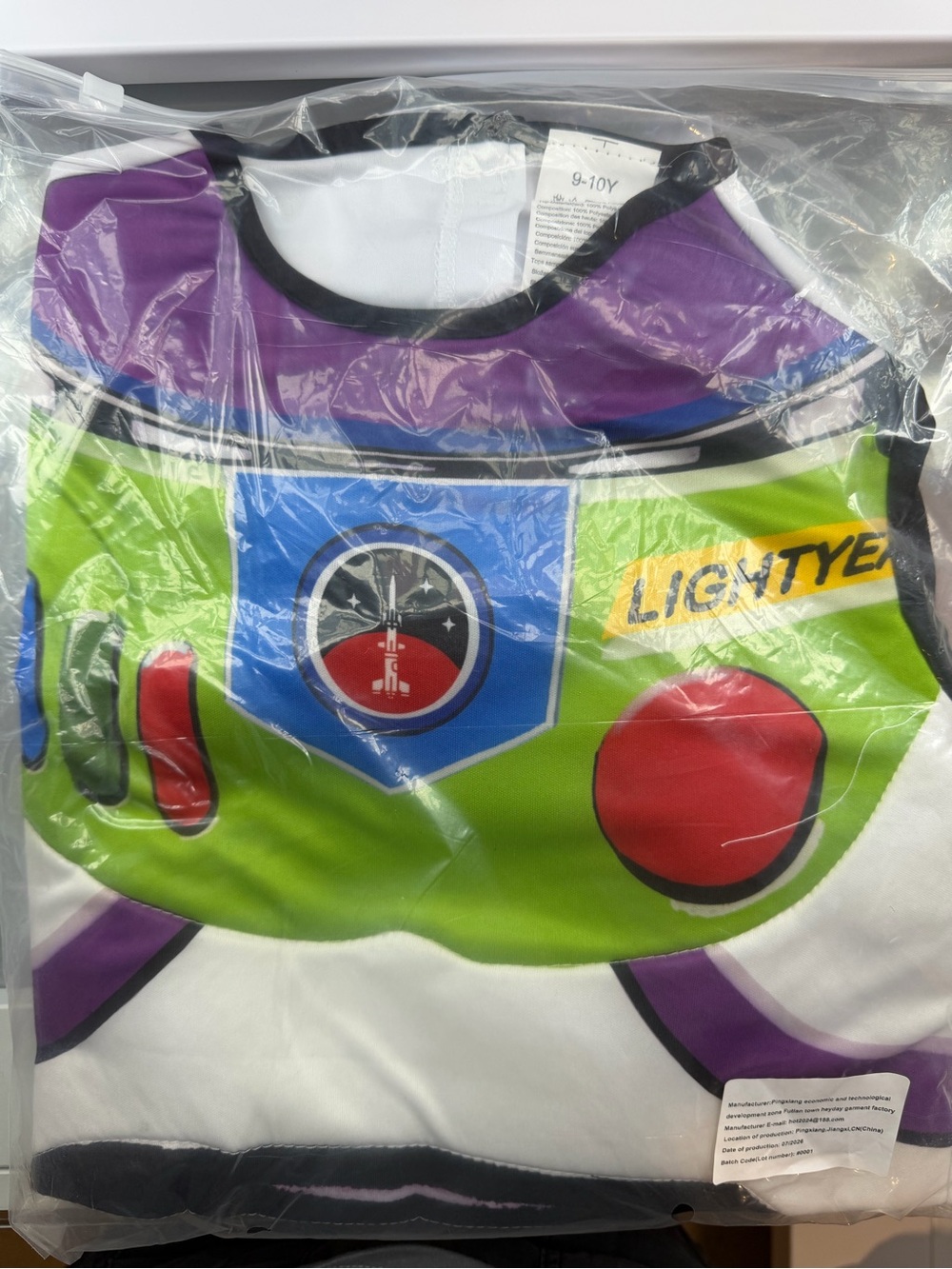 Kids Halloween in Green, Purple, Red & Blue costume